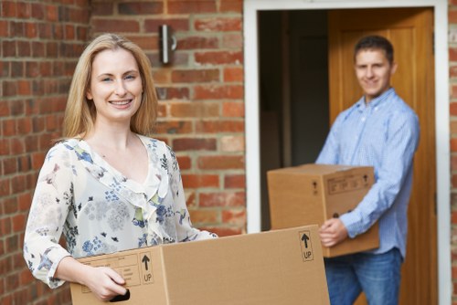 Packing and moving office equipment for a local relocation