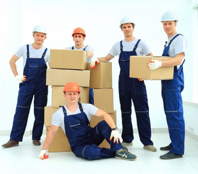 Commercial furniture and IT items handled during a Tokyngton relocation