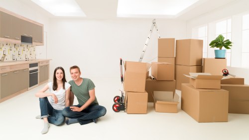 Prepared moving truck for local relocation in Tokyngton