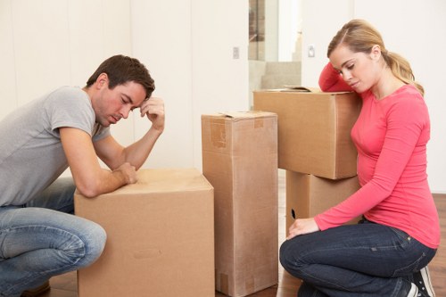 Moving preparation items for a Tokyngton removals day